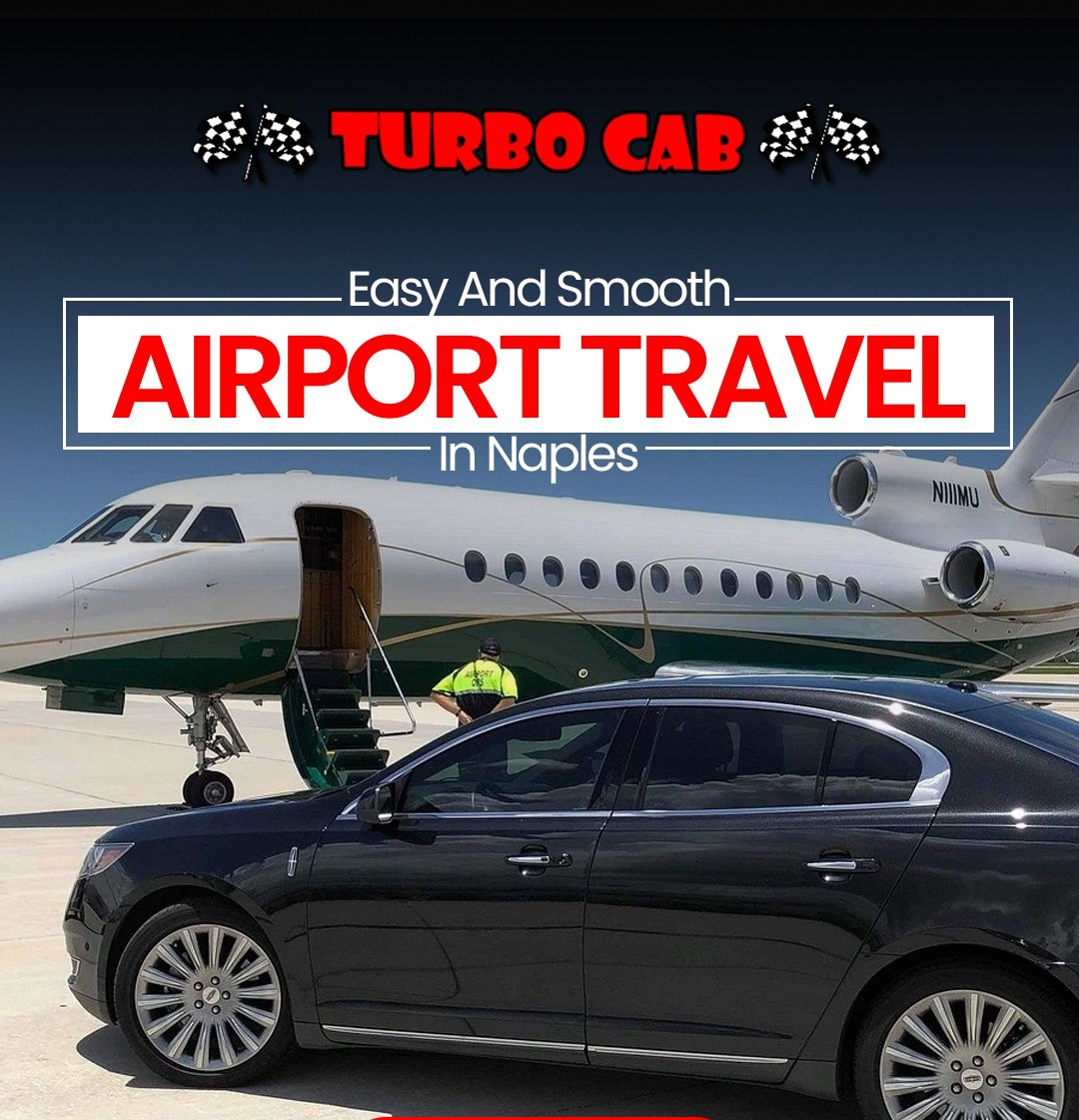 Naples airport taxi service vehicle providing airport transportation in Florida
