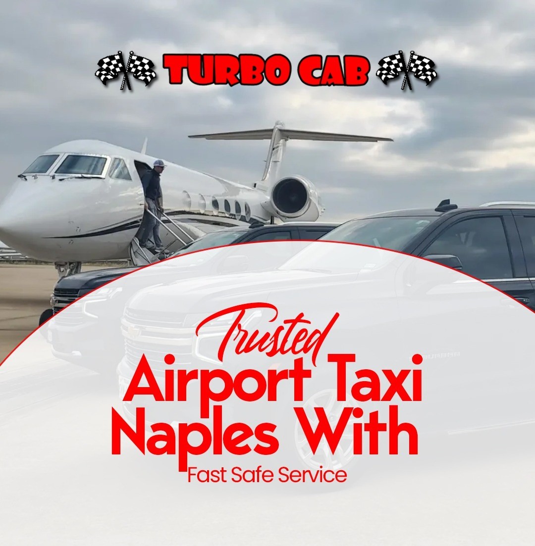 Airport taxi Naples service with luxury SUVs near private jet