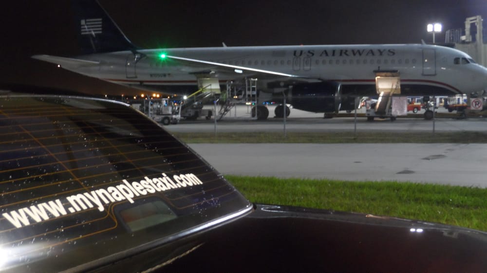 Airport taxi routes Naples FL with airport transportation service at night